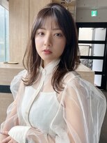 エトラ 渋谷店(etora) 小顔 前髪 レイヤーカット ホワイトグレージュ"