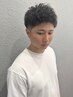 【メンズ限定】メンズカット+眉カット+濃密炭酸泡ヘッドスパ+肩マッサージ