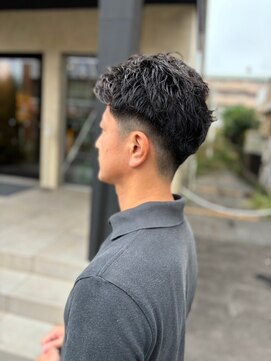 ミラージュ 市原(Miraju) サーフカール/ブルーブラック/フェザーパーマ[市原/五井駅]