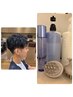 メンズ　カット&眉＆ヘッドスパ［尾割限定］　チケット使用可
