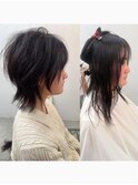 くびれウルフクラゲヘアー◎黒髪レイヤーカット20代～50代◎