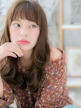 カバーヘア 上尾西口店(COVER HAIR) ミルクティーアッシュ小顔韓国風毛先パーマh4上尾10代20代30代