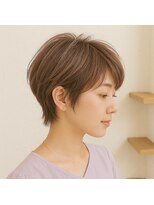 スープレックス ヘアーデザイン(SOUPREX HAIR DESIGN)&nbsp;ショートボブ　モーブブラウン　20代 30代 40代 50代 60代学割
