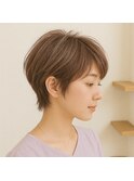 ショートボブ モーブブラウン 20代 30代 40代 50代 60代学割