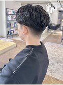 ビジネスヘア就活ヘアツーブロック刈り上げフェードメンズ