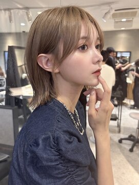 アスター 天神大名店(Aster) 小顔に見えるトレンドヘア/黒髪/オリーブグレー/ココアベージュ