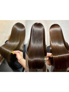 【八丁堀駅すぐ】超音波アイロンCAREPRO使用◇TOKIO/oggi otto等豊富なメニューでサラツヤ美髪を叶えます☆