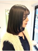 ミディアムレイヤー/レイヤーボブ/顔周りカット