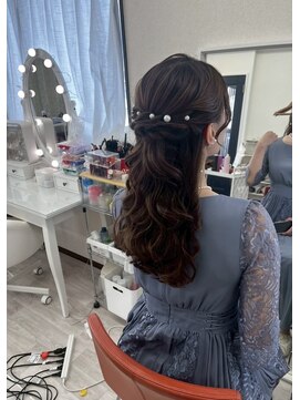 ルミエール 桜木町(Lumiere) ブライダルヘア　ハーフアップ