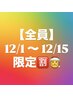 【全員】☆12/1 ~ 15まで限定☆ cut + color + 質感再整treatment ¥14000