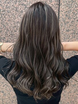 エジョン 八幡山店(Aejon) 大人レイヤーカット白髪ぼかし脱白髪染め40代50代60代