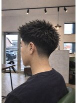 ハイプ(hipe)&nbsp;フェードカット×スパイキーショート【10～20代メンズヘア】