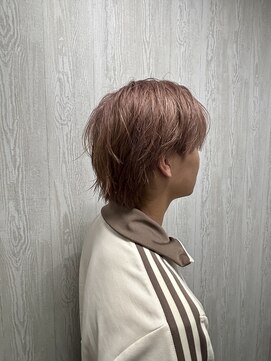 テーラヘアー 高座渋谷店(TELA HAIR) ショートネープ×ピンクベージュ