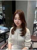 着物ヘア/大人ガーリー/ダークアッシュ/似合わせカット/心斎橋