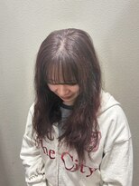 アクセ pink brown