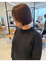 ヘアーポケット リタ(HAIR POCKET ritta)&nbsp;タンバルモリボブ×cocoabrown