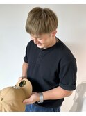 ダブルカラーでつくるオリーブベージュ