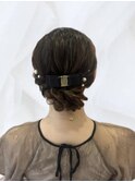 結婚式におすすめシニヨン