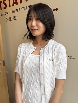 ヒントステーション(HINTSTATION) 〈浅草 半個室〉アッシュグレージュ×ミディアムレイヤー