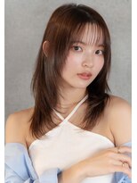 オーブ ヘアー フィノ 小樽店(AUBE HAIR fino)&nbsp;20代・30代_抜け感レイヤーの大人鎖骨ミディ