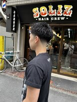 ソリズ ヘア クルー 池袋(SOLIZ HAIR CREW)&nbsp;スパイキーショート×テーパーフェードk