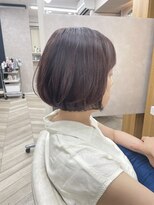 キラーナセンダイ(KiRANA SENDAI)&nbsp;丸みレイヤーボブ×カシスブラウン