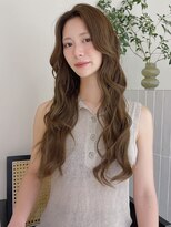 フィルムス 横浜(FILMS+)&nbsp;デジタルパーマ/ミディアムレイヤー/韓国巻き風/顔周りカット