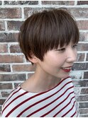 コンパクトショート×ボーイッシュ×マッシュ
