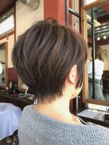 ルーファス 恵比寿 渋谷(Ruufus)&nbsp;40代大人可愛いひし形ショートボブ【Ruufus恵比寿渋谷】31514