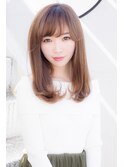 ふんわりカールのフェミニンロング☆