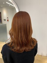 ジーナ 渋谷駅前(Zina)&nbsp;【zina渋谷】オレンジベージュカラー×艶髪