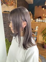 ハイク(HYKE) 【HYKE】鈴木　うっすらパープルがかったミルクティーベージュ＊