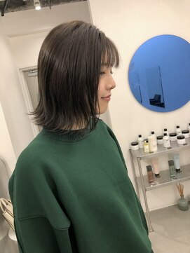 ケプカ(KEPKA) 外ハネボブ x アッシュグレージュ