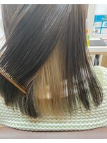 ルシード スタイル レクラ 栄生店(L'UCIDO STYLE L'eclat) ベージュ系インナーカラー