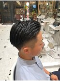 【LUDLOW BLUNT】スリックバック サイドパート ツーブロック