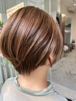 ラフランクリー(la frankly)&nbsp;20代30代/大人かわいい/外ハネボブ/髪質改善/夏ショート