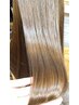 サラサラのツヤ髪に　髪質改善メテオトリートメントカラー+カット　　10000