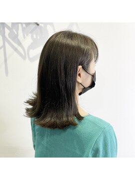 テクライズ 豊橋店(TECHRISE) 暗めでも透明感のあるオリーブブラウン