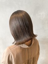 エスケープ トゥ ボナ(ESCAPE to bona.) 髪質改善カラー×ハイライト ミディアムボブ#6