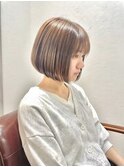 艶感たっぷり楽ちんストレートボブ