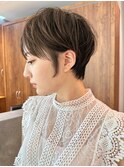 大人ショートヘアショートボブくびれショート束感ショート表参道
