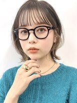 サンド 名古屋(sand)&nbsp;ボブ/レイヤーカット/髪質改善/ウェットヘア/オリーブベージュ