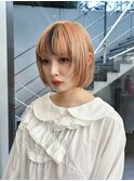 ケアブリーチローライトデザインカラーボブ
