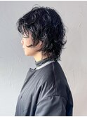 ミディアム顔周りレイヤーおくれ毛美髪_ba541954