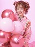 成人式 ヘアセット ￥11000-