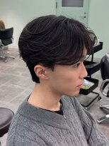 ジーニー 千葉(GENiE)&nbsp;ウルフ/センターパート/カルマパーマ/ニュアンスパーマ/古荘竜生