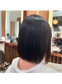 切りっぱなしが苦手柔らかボブ