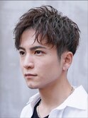 渋谷スパイキーショートパーマ無造作パーマメンズショート