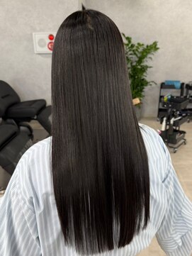 ハーシーバイアポロ 相模大野(HERSHE by apollo) x髪質改善/ホワイトグレージュ/レイヤーカット/チェリーブラウン