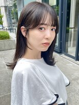 ノラ ヘアーサロン(NORA HAIR SALON) ナチュラル小顔前髪あり後れ毛サイドバング結べるボブくびれヘア